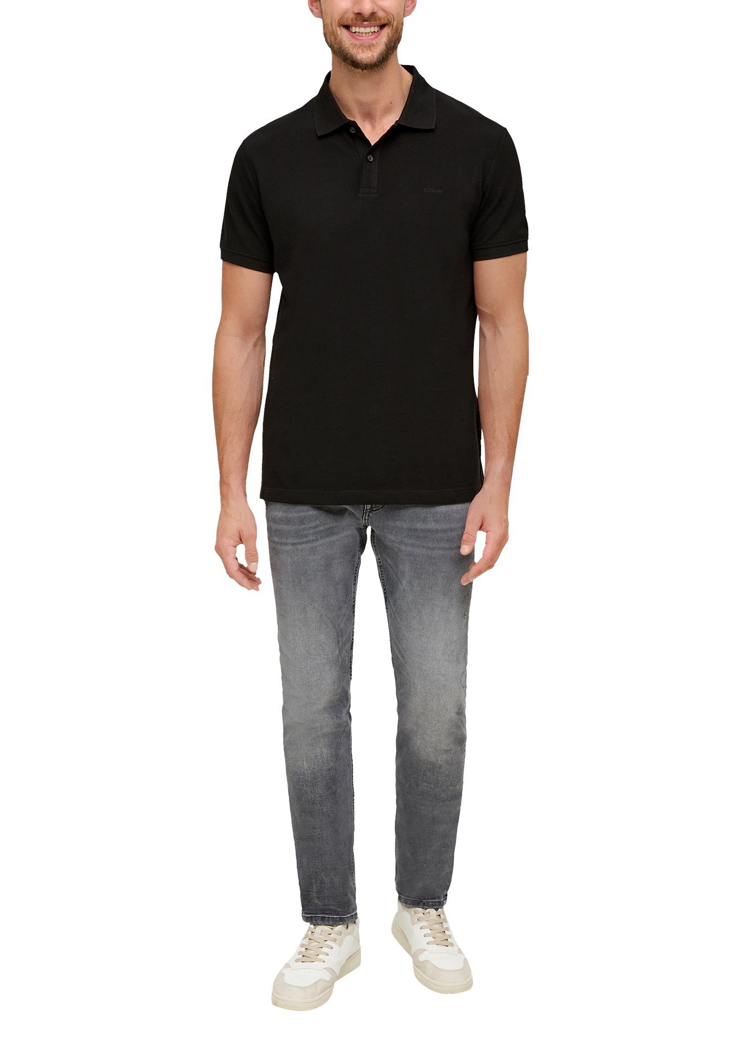 s.Oliver Poloshirt mit Logostickerei – Bild 4 von 5