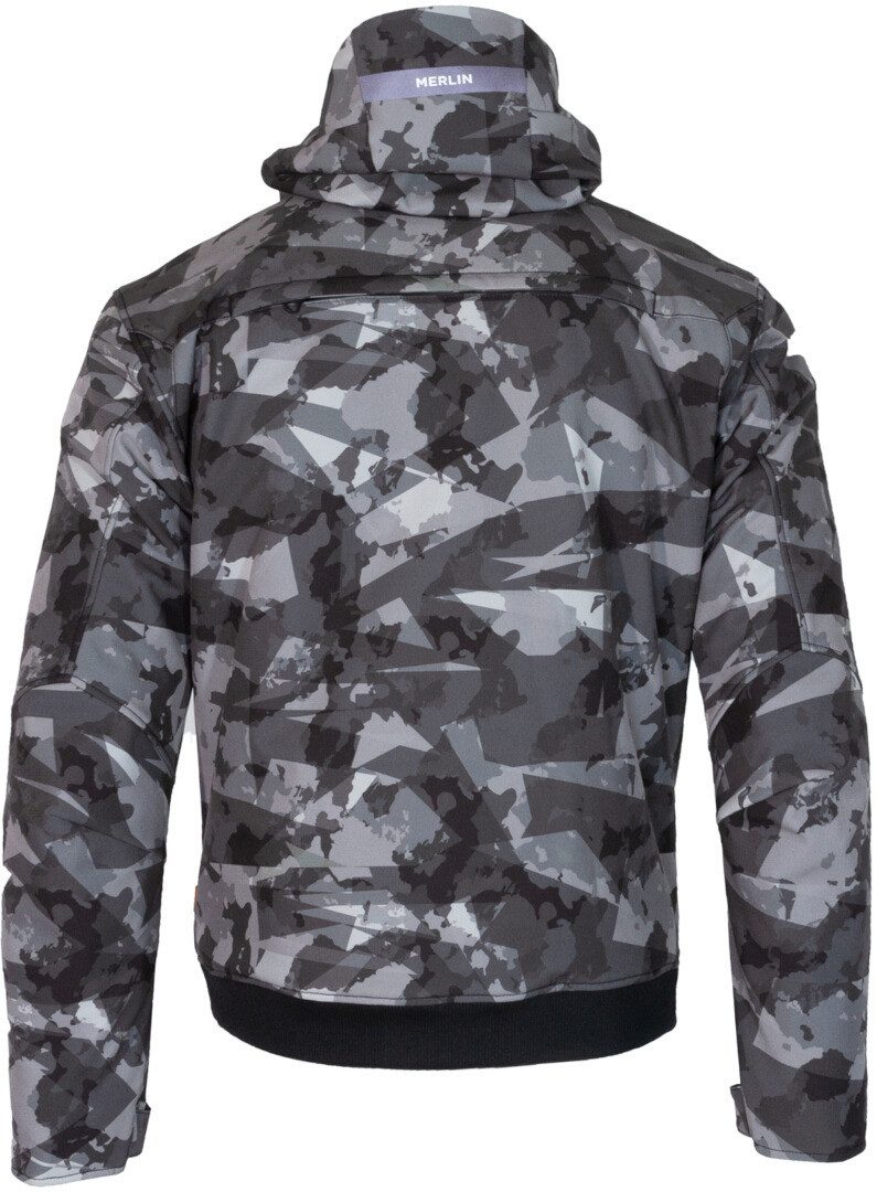 Merlin Motorradjacke Torque D3O wasserdichter Motorrad Zip Hoodie herausnehmbares Innenfutter,wasserdicht