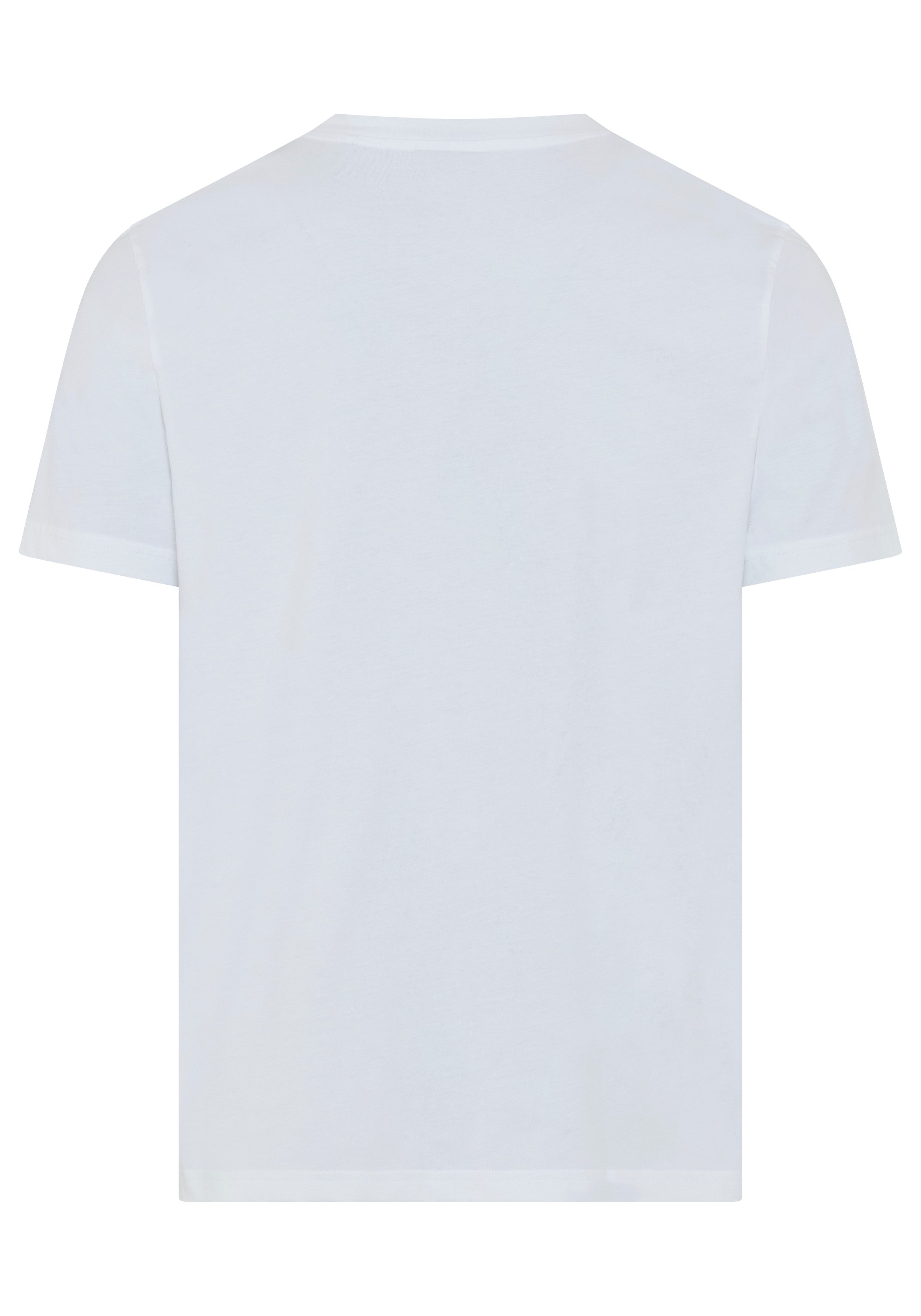 BOSS ORANGE T-Shirt Rundhalsausschnitt, Regular Fit, großer Logodruck – Bild 5 von 5