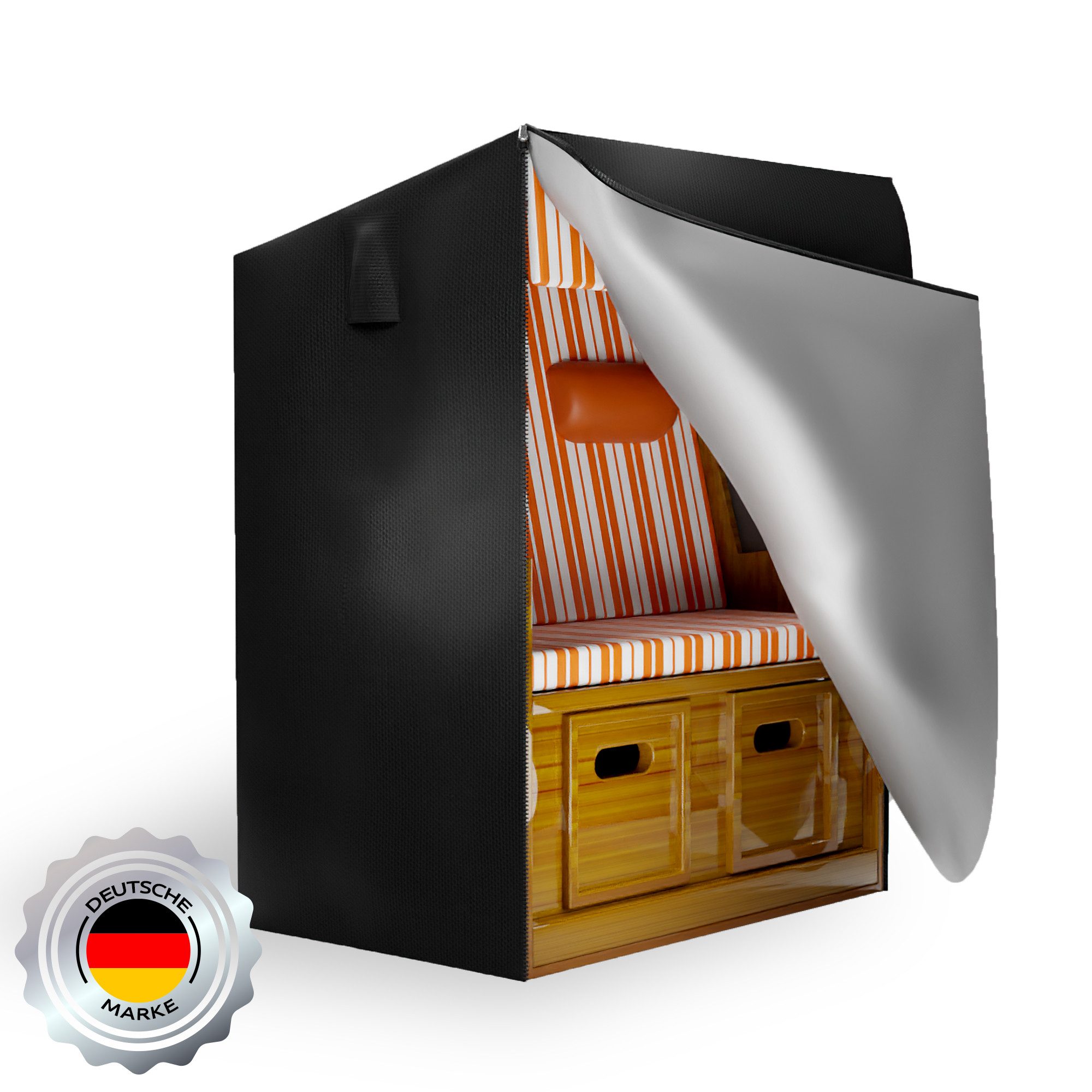 ECENCE Strandkorb-Schutzhülle 1x Strandkorb Schutzhülle Abdeckung wasserdic günstig online kaufen