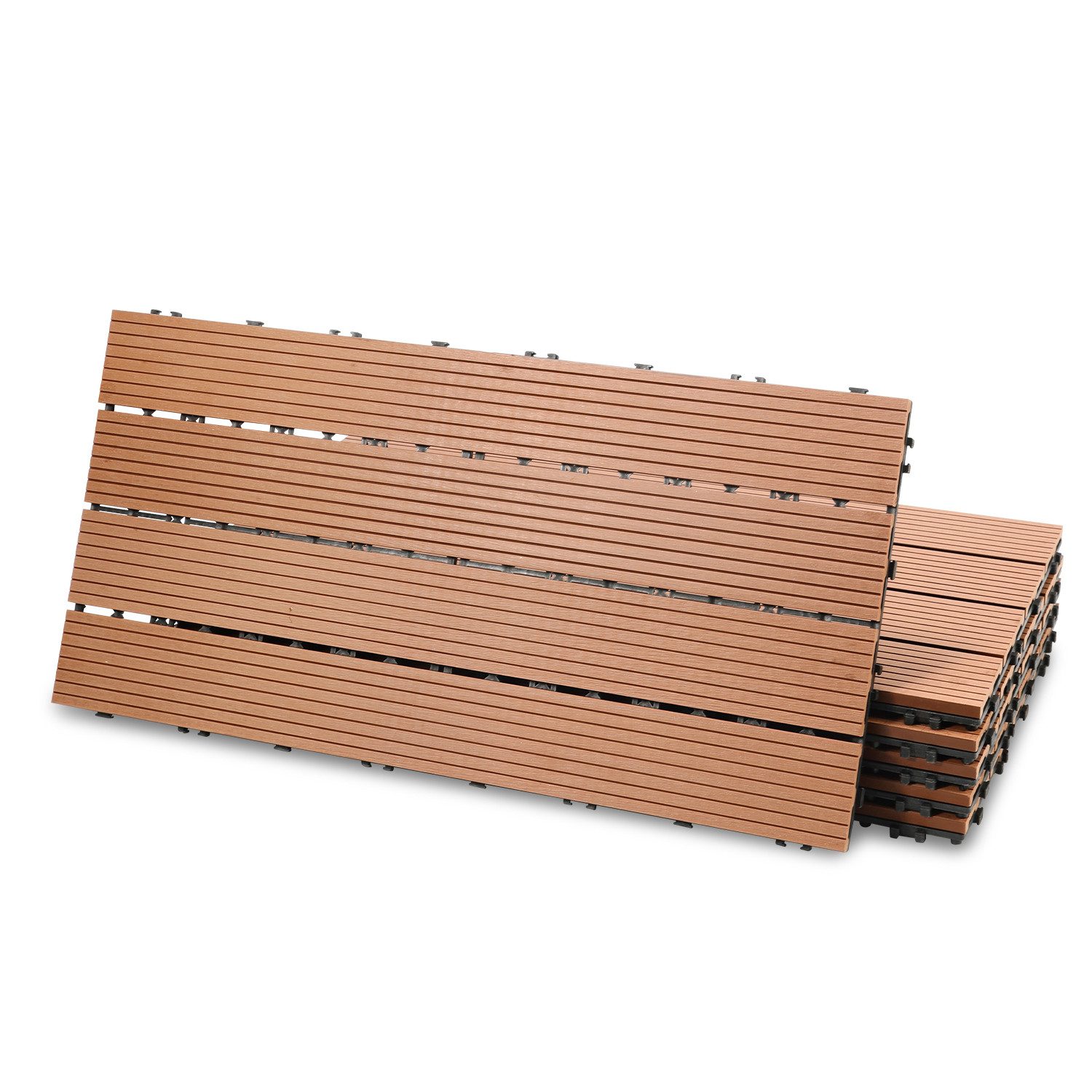Clanmacy Holzfliesen Terrassenfliesen Fliesen Balkon Garten günstig online kaufen