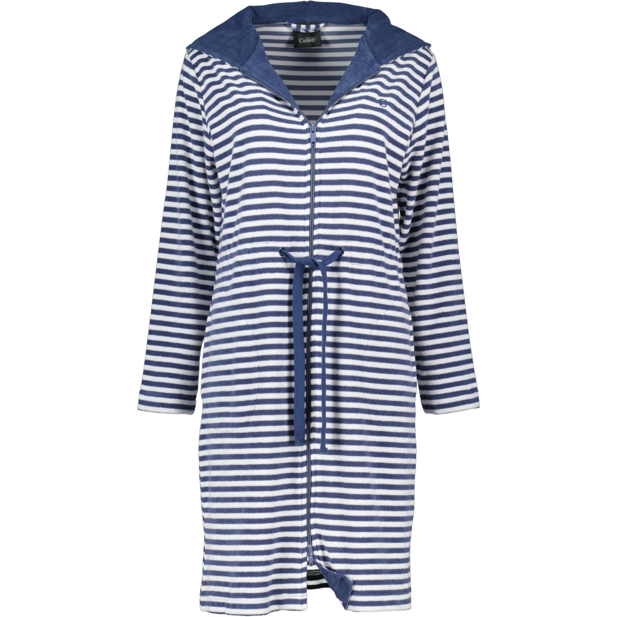 Cawö Damenbademantel Damen Bademantel mit Reißverschluss, günstig online kaufen