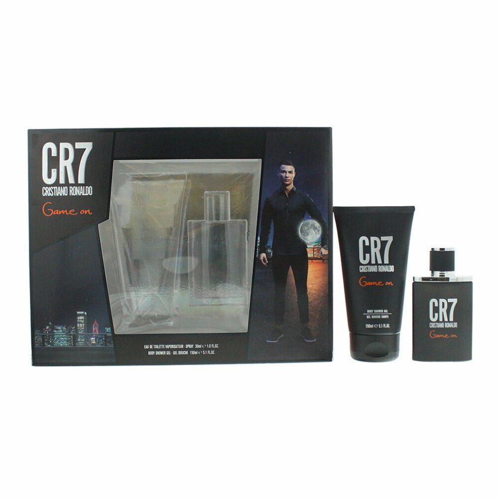 CRISTIANO RONALDO Duft-Set Cristiano Ronaldo CR7 Game On Gift Set,  Duftnoten sind Bergamotte, Artemisia, Kardamom und Lavendel