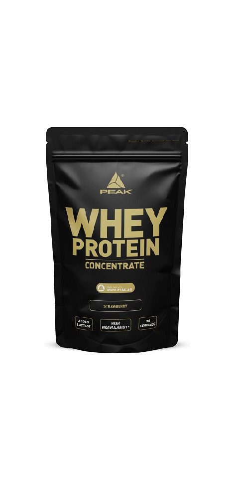 PEAK Whey Concentrate - 900g - Vanilla Pulver, 900 g, Pulver