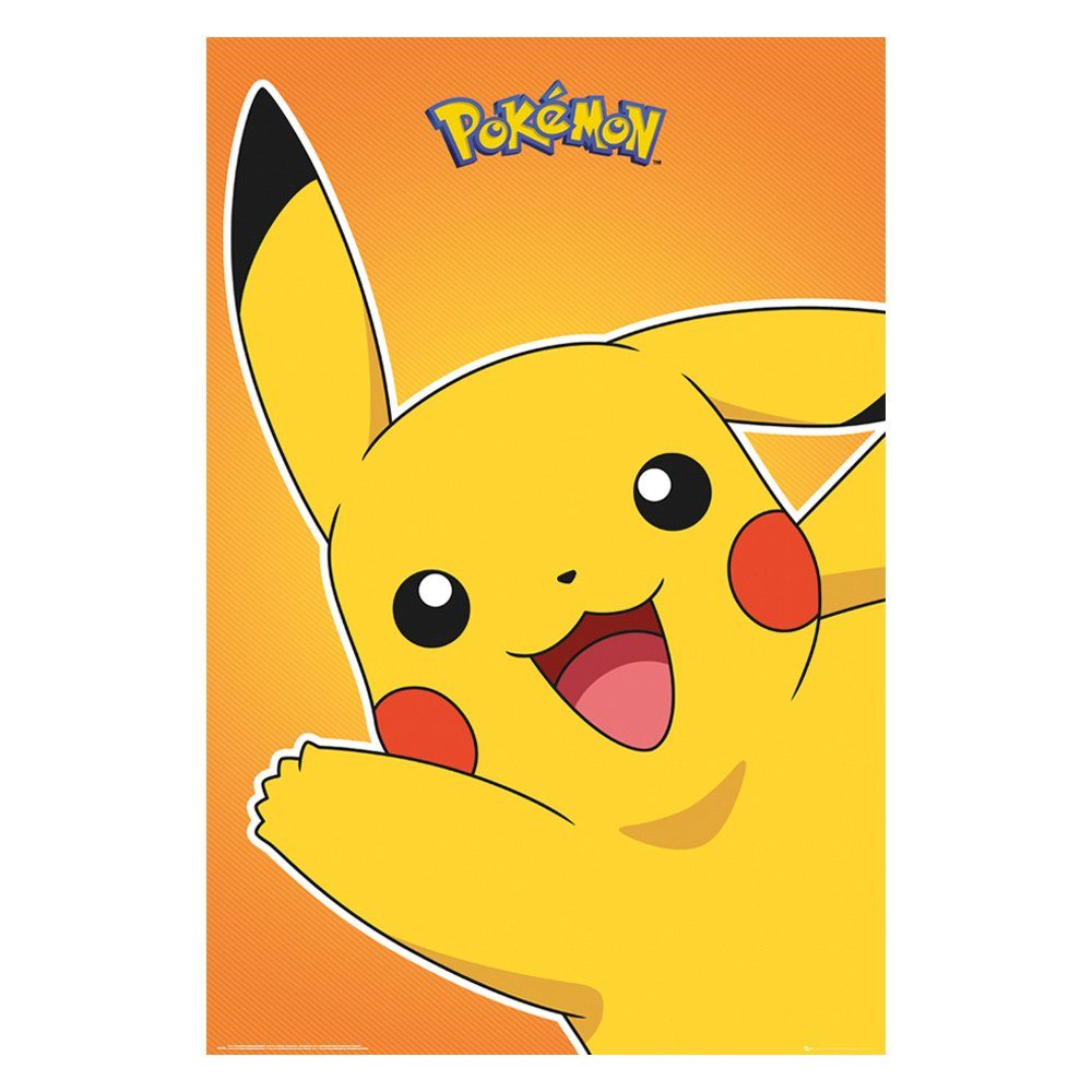 GB eye Poster Pikachu Maxi Poster - Pokémon, Pikachu