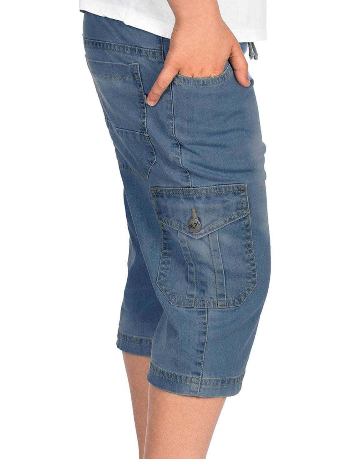 Cargoshorts Jeans Cagro Shorts (1-tlg) Kinder Navy BEZLIT Jungen
