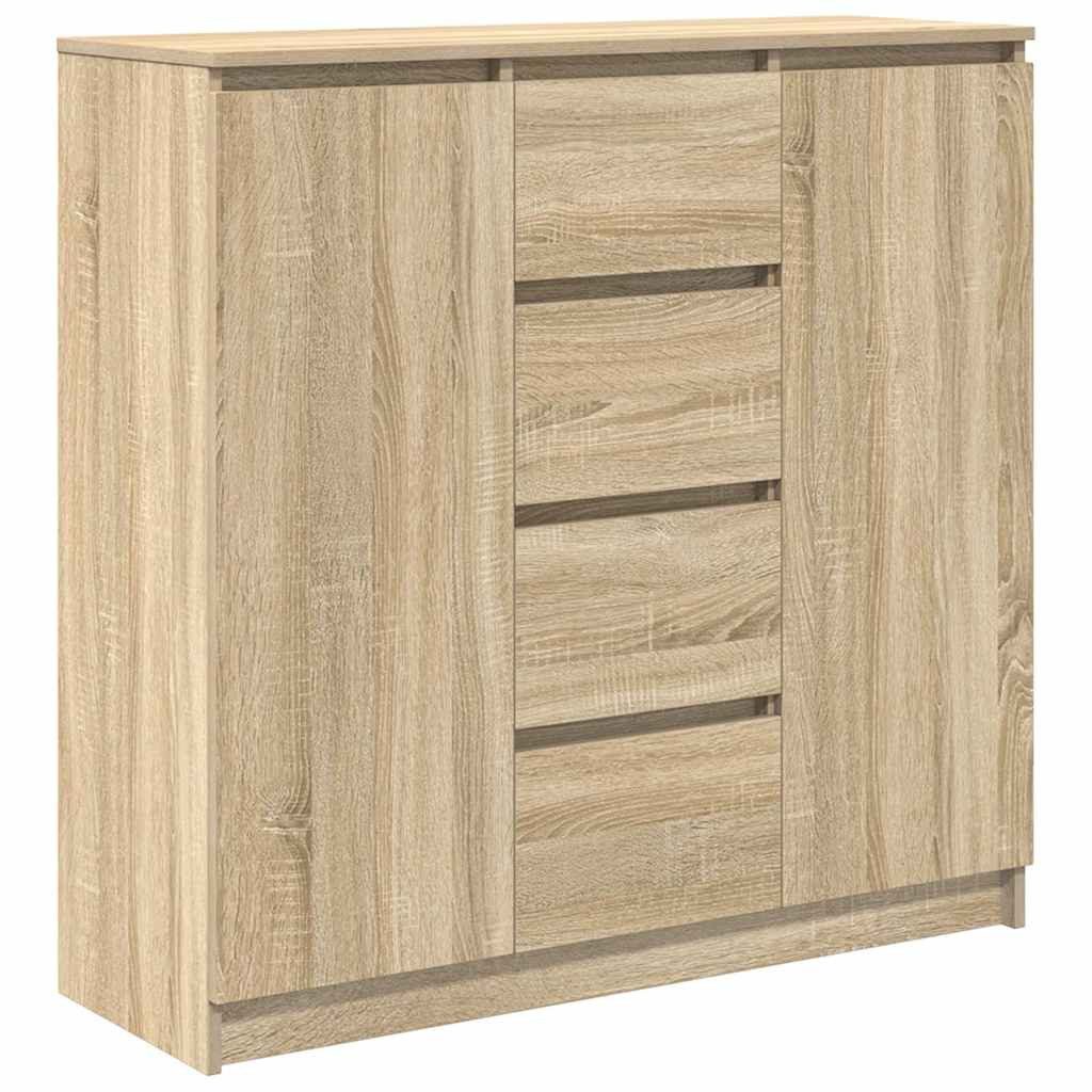 vidaXL Sideboard Sideboard mit Schubladen Sonoma-Eiche 100,5x35x98,5 cm (1 günstig online kaufen