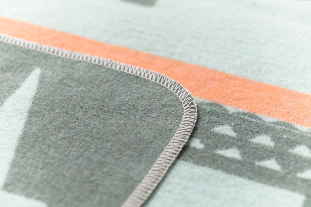 Babydecke Juwel 'Krokos allover' 70 x 90 cm Efeu - Grün, DAVID FUSSENEGGER günstig online kaufen