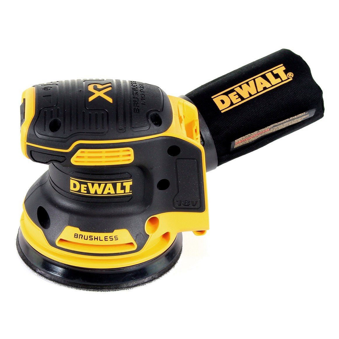 DeWalt Akku-Exzenterschleifer DCW 210 P2 Akku Exzenterschleifer Brushless 18V 12.000U/min 125mm + 2
