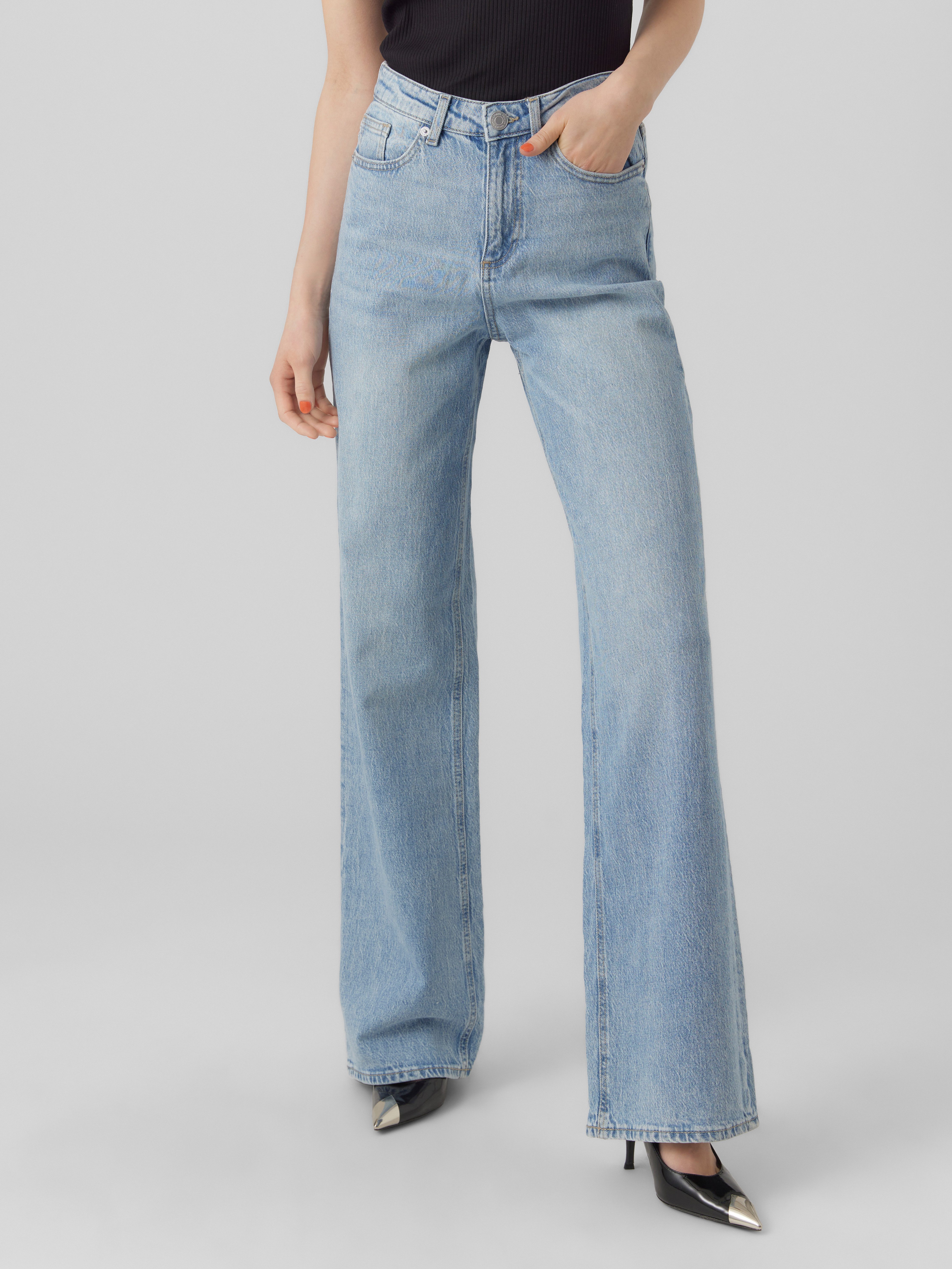 Vero Moda Straight-Jeans VMTESSA HR STRAIGHT JEANS RA339 GA NOOS günstig online kaufen