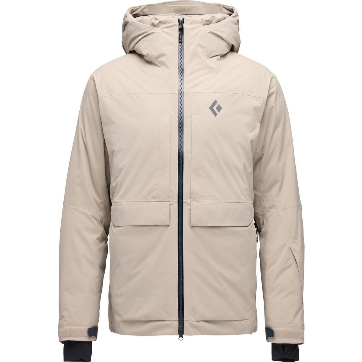 Black Diamond Skijacke M Factor Insulated Parka Hochwertige Herren-Skijacke mit exzellentem Wetterschutz und
