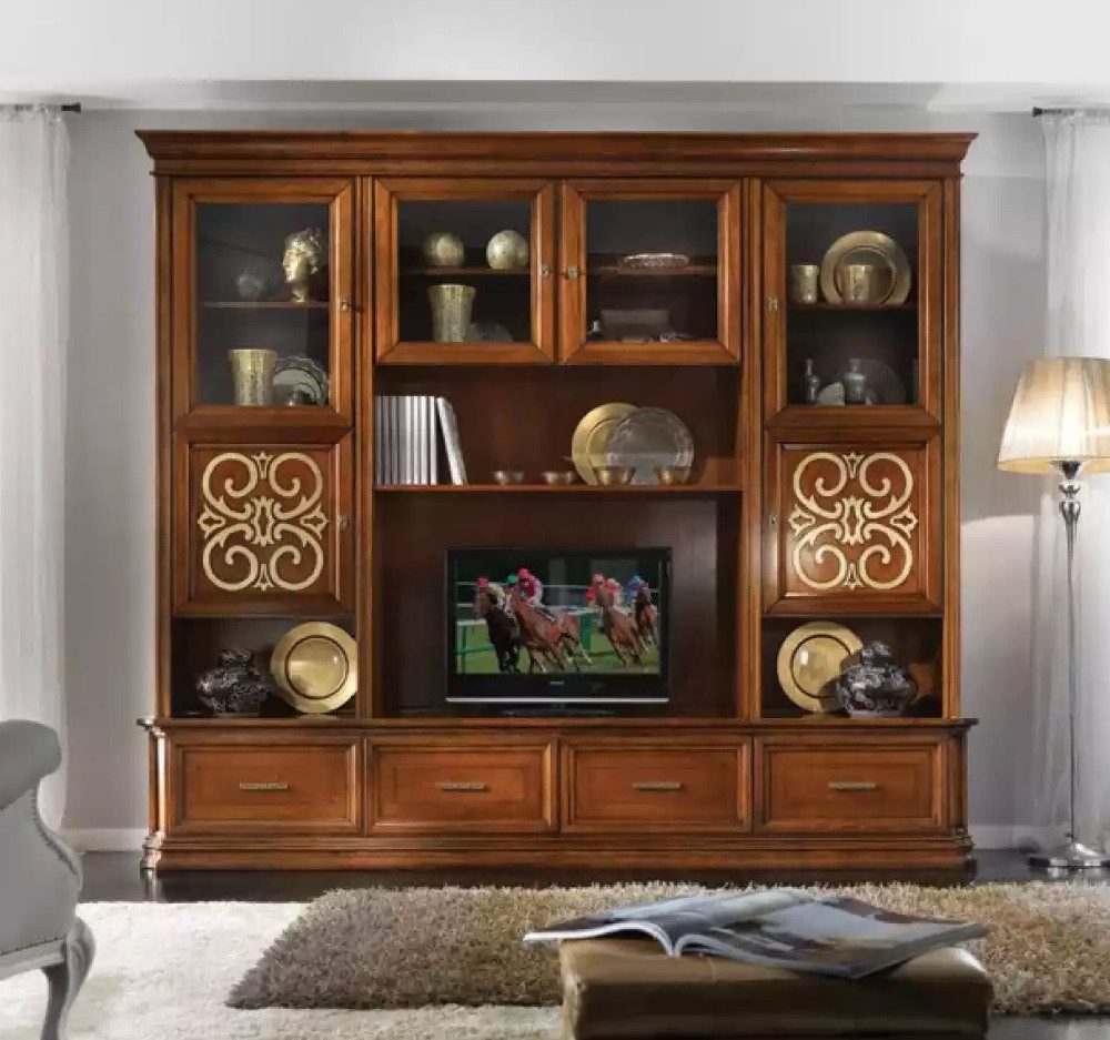Xlmoebel TV-Wand Italienische Wohnwand aus hochwertigem Material mit modernem Design, (1-St., Wohnwand), Hergestellt in Europa