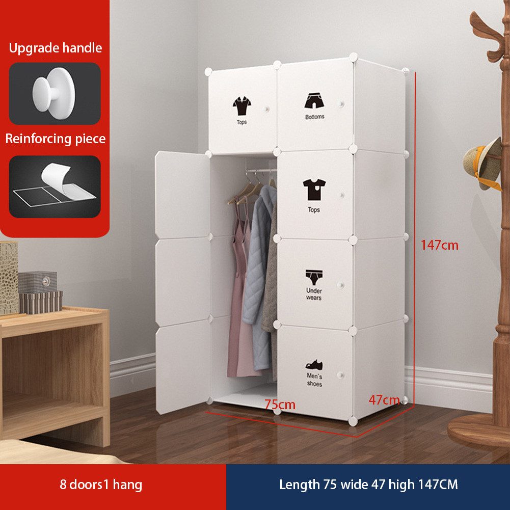 GarveeMore Kleiderschrank Mit Platz zum Aufhängen,DIY Kombischrank,modulare günstig online kaufen