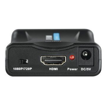 Hama AV-Konverter Scart auf HDMI (00121775) Medienkonverter HDMI, Scart zu Scart, HDMI, Analog-Digital-Converter