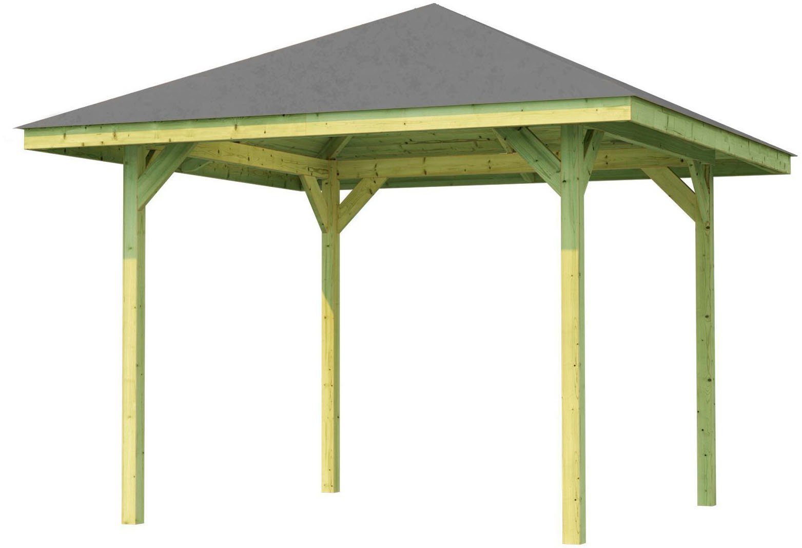 weka Pavillon Gartenoase 651 Gr.2, 19 mm Massivholzdach