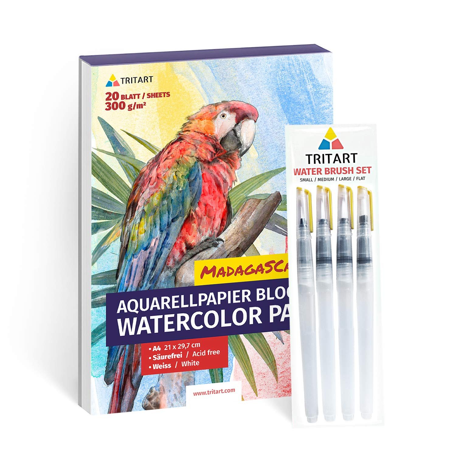 Tritart Pinselstift Tritart 4X Wassertankpinsel Set, (1-tlg)