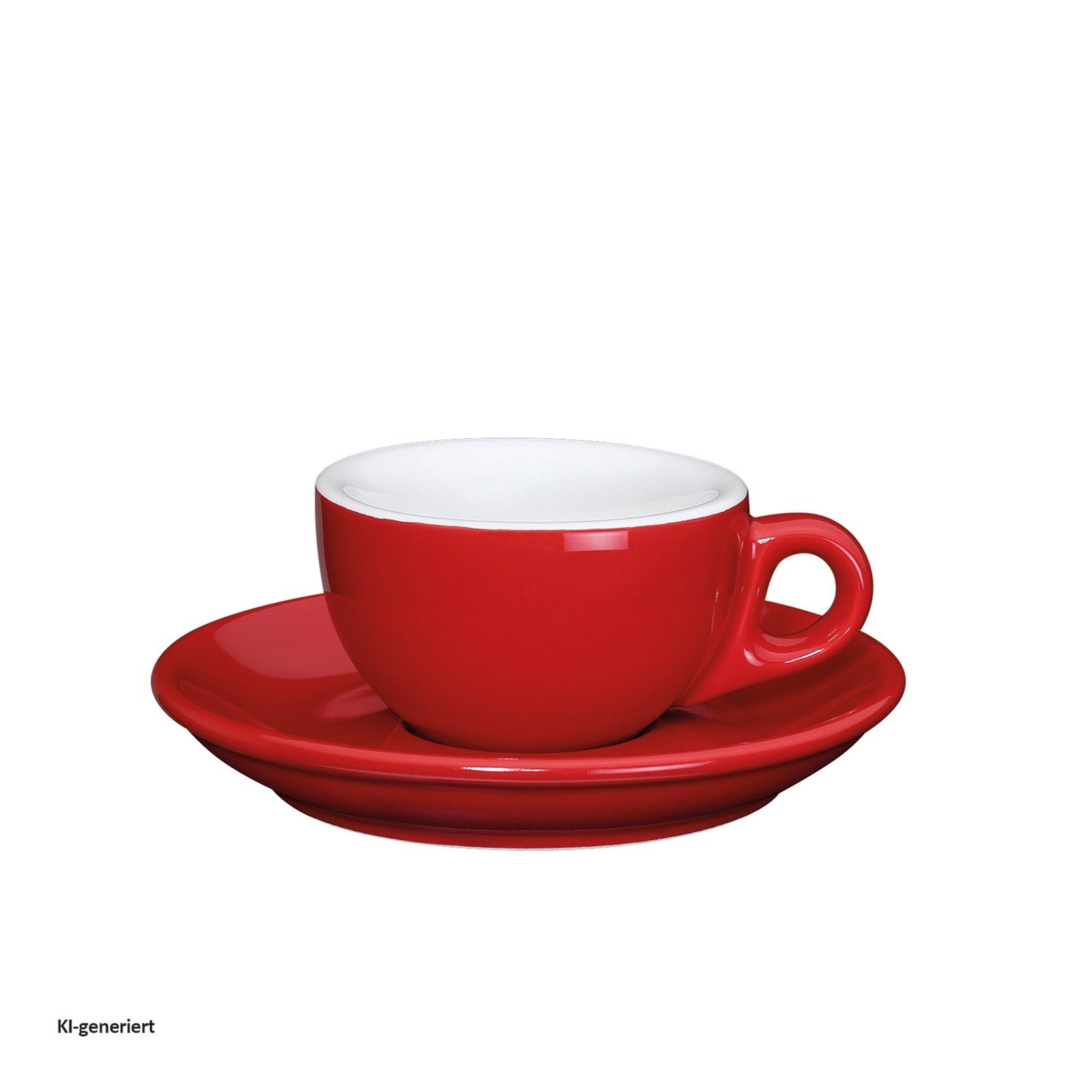 Cilio Espressotasse Espressotasse ROMA, 1-tlg., Porzellan, Maße Ø 7 cm, 9,2 x 4,5 cm (BxH), Nutzinhalt 0,05 Liter