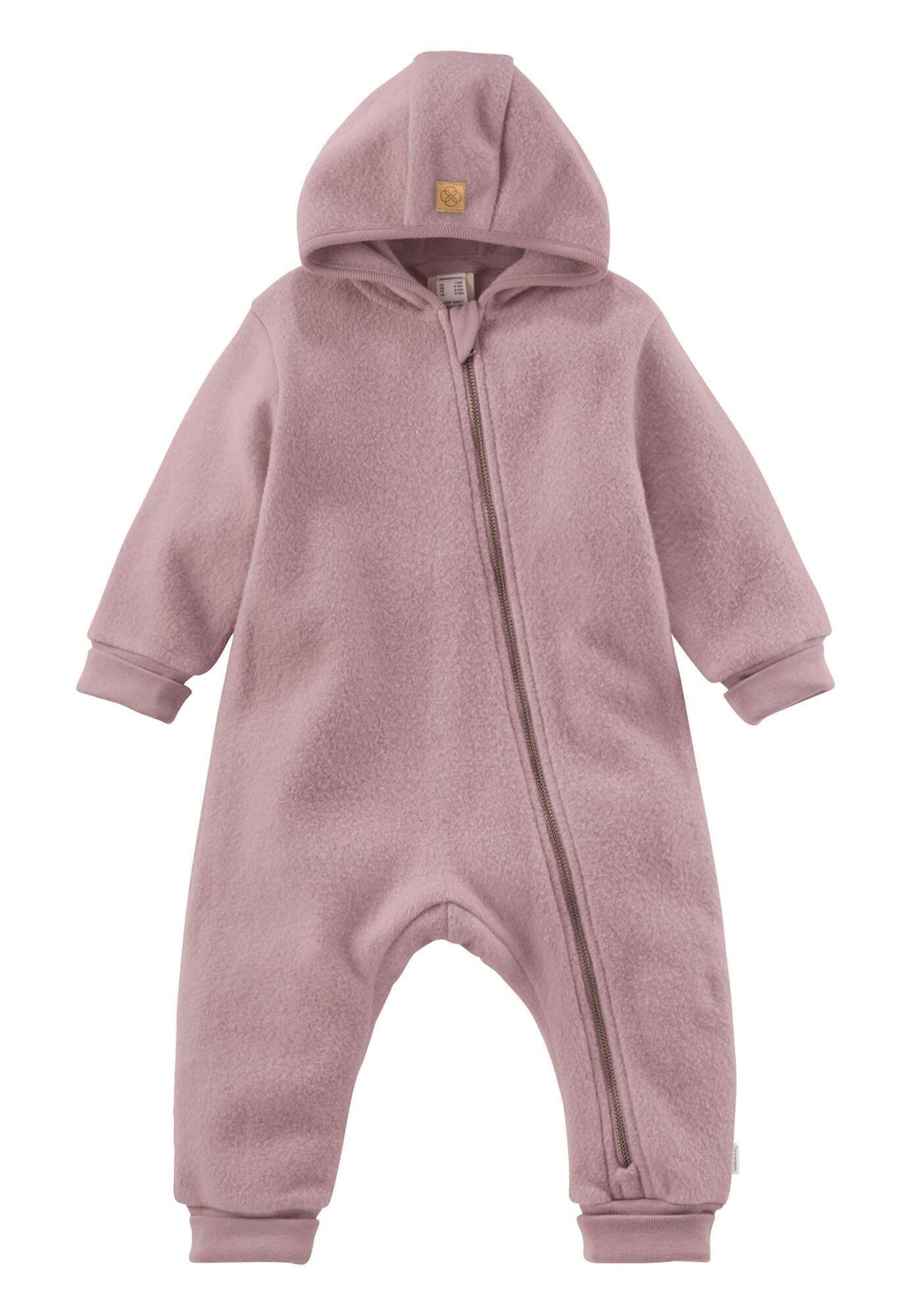 Hessnatur Fleeceoverall aus reiner Bio-Baumwolle (1-tlg)