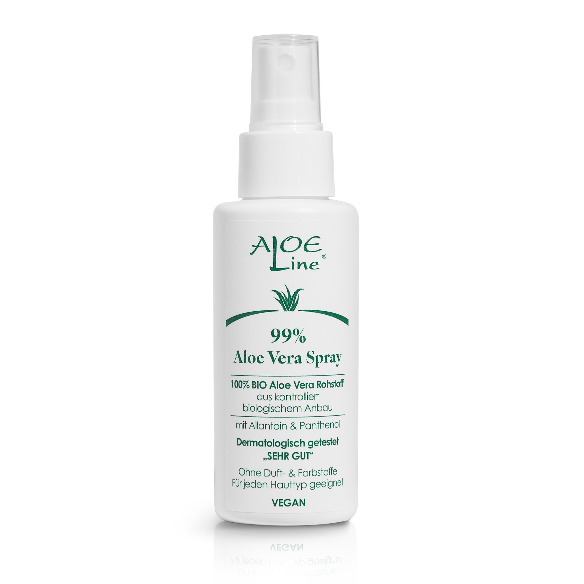 ALOE Line After Sun-Spray Aloe Bio Vera Spray & Panthenol 99% Allantoin, 100ml 1-tlg., mit