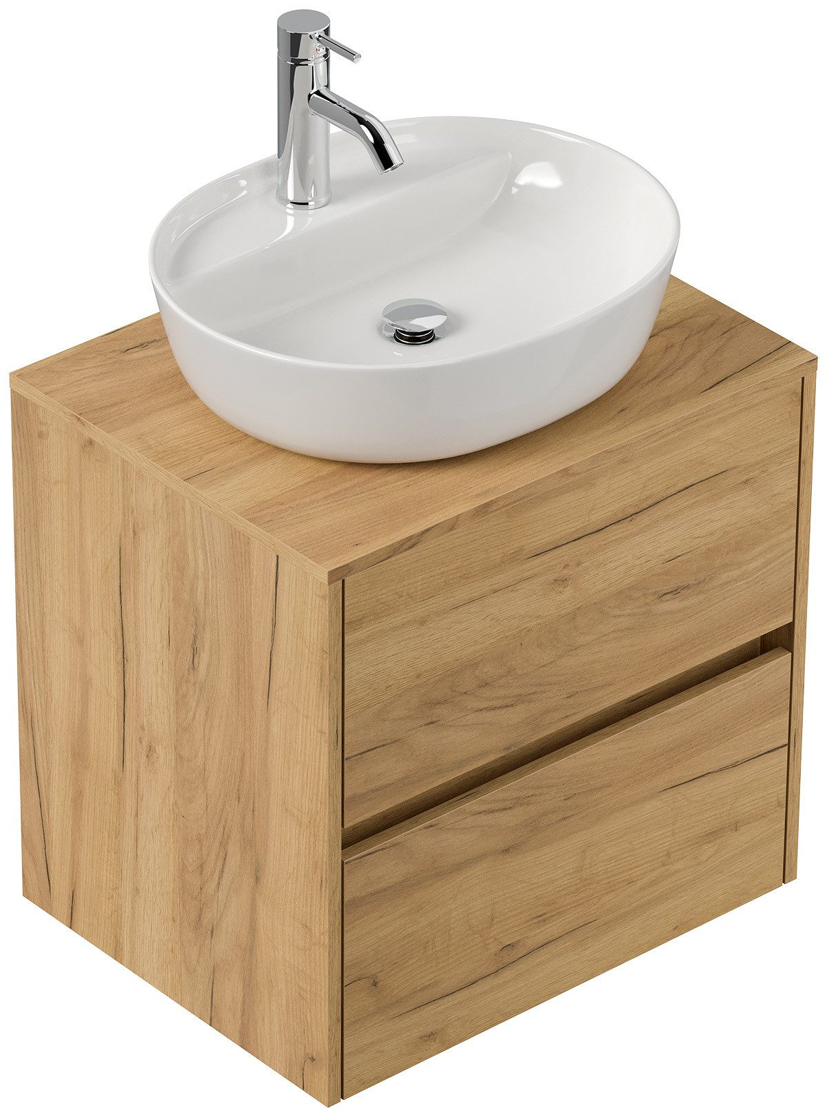 Magnolia Home Aufsatzwaschbecken Badmöbel Taifun 60cm günstig online kaufen
