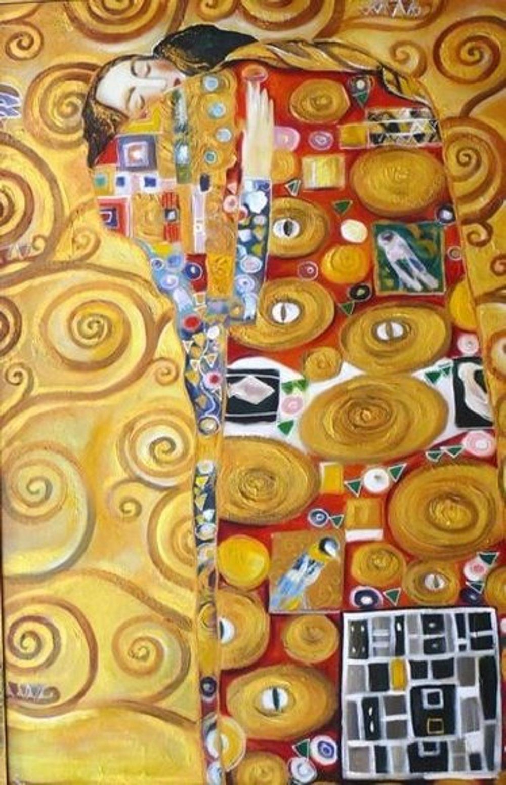 jedes JVmoebel ein Gustav Unikat, Klimt »G01572«, Gemälde handgearbeitet Bild