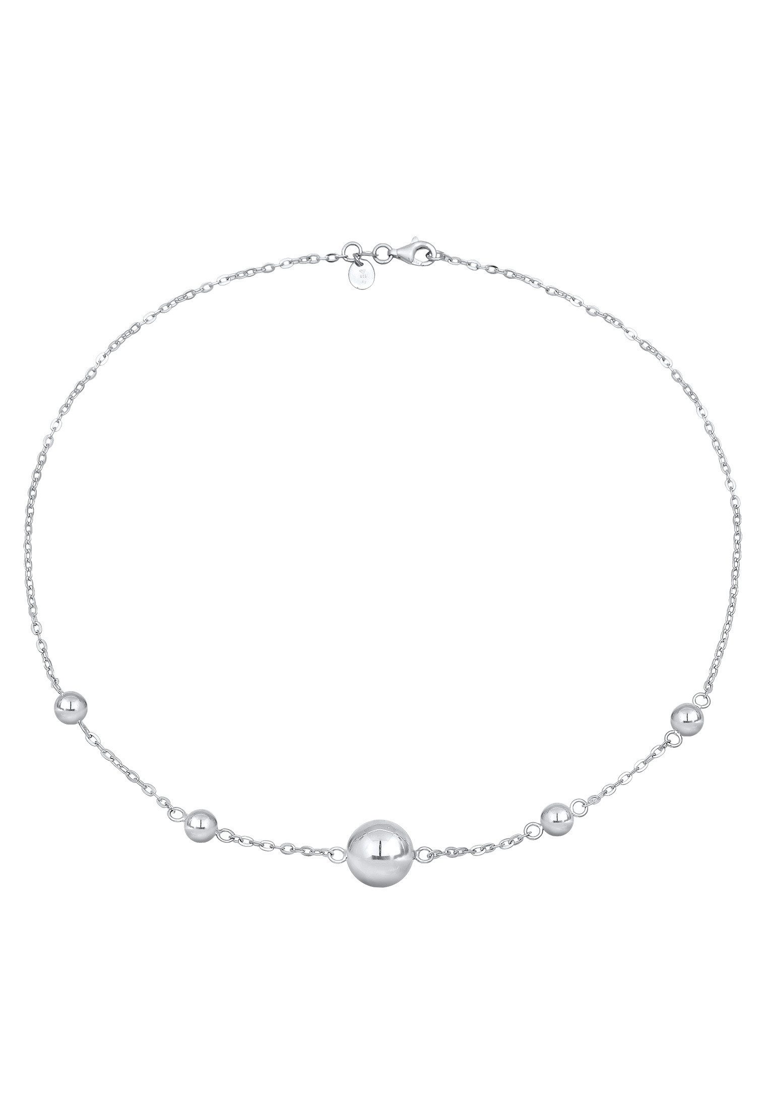 Elli Premium Kette mit Anhänger Kugel Elemente 925 Sterling Silber, Kugel günstig online kaufen