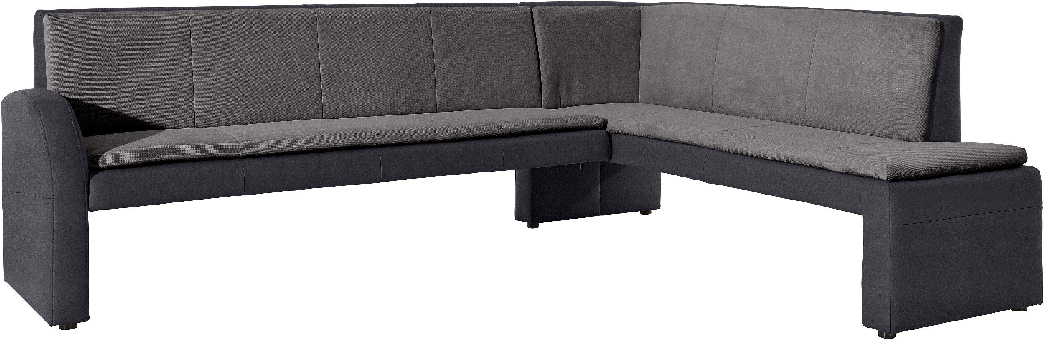 exxpo - sofa fashion Essbank Cortado, elegant und modern mit hohem Sitzkomfort, hohe Bodenfreiheit, schöne Detailverarbeitung, wahlweise Lederbezug