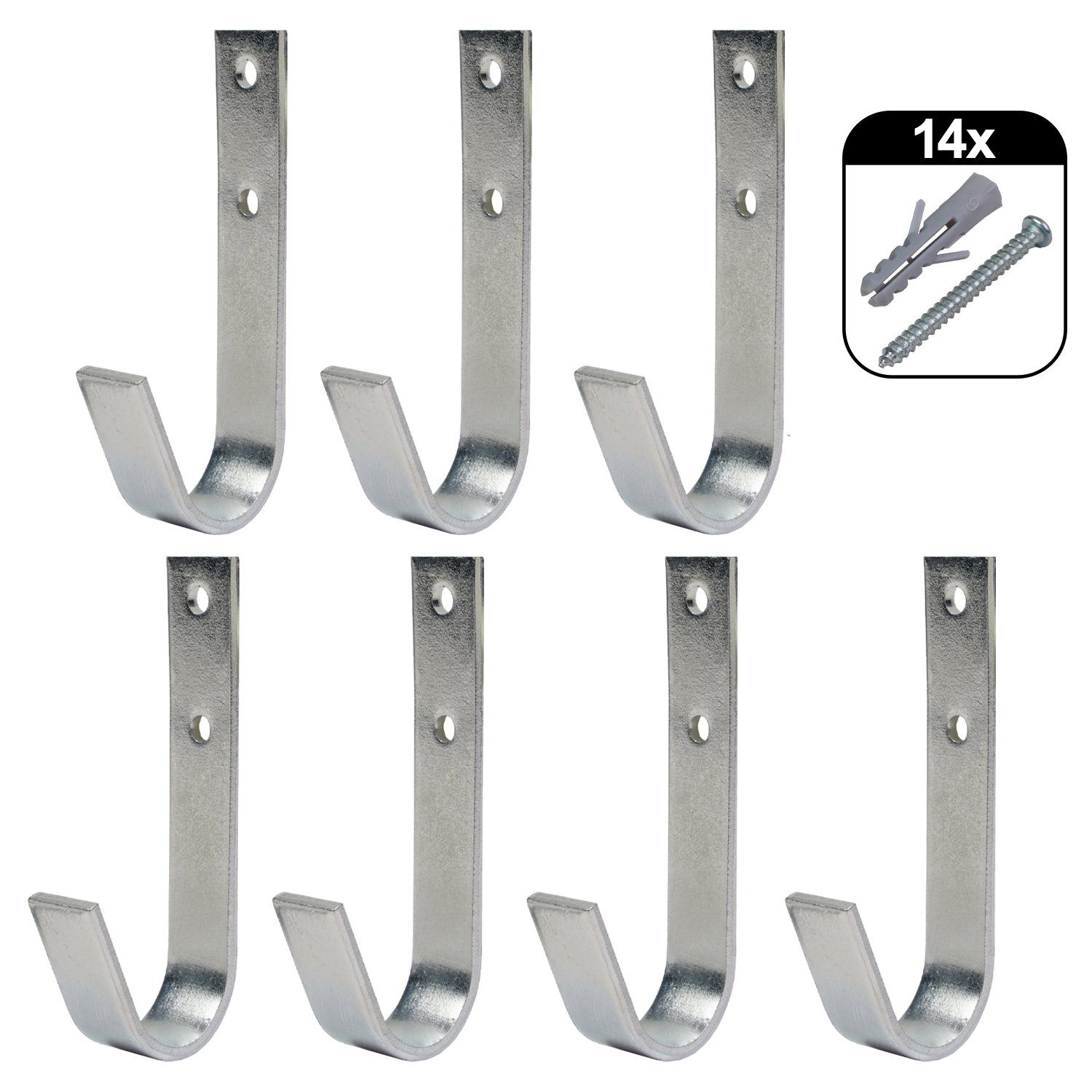 Filmer Wandhaken 7x Set Wand-Haken Montage-Halterung günstig online kaufen
