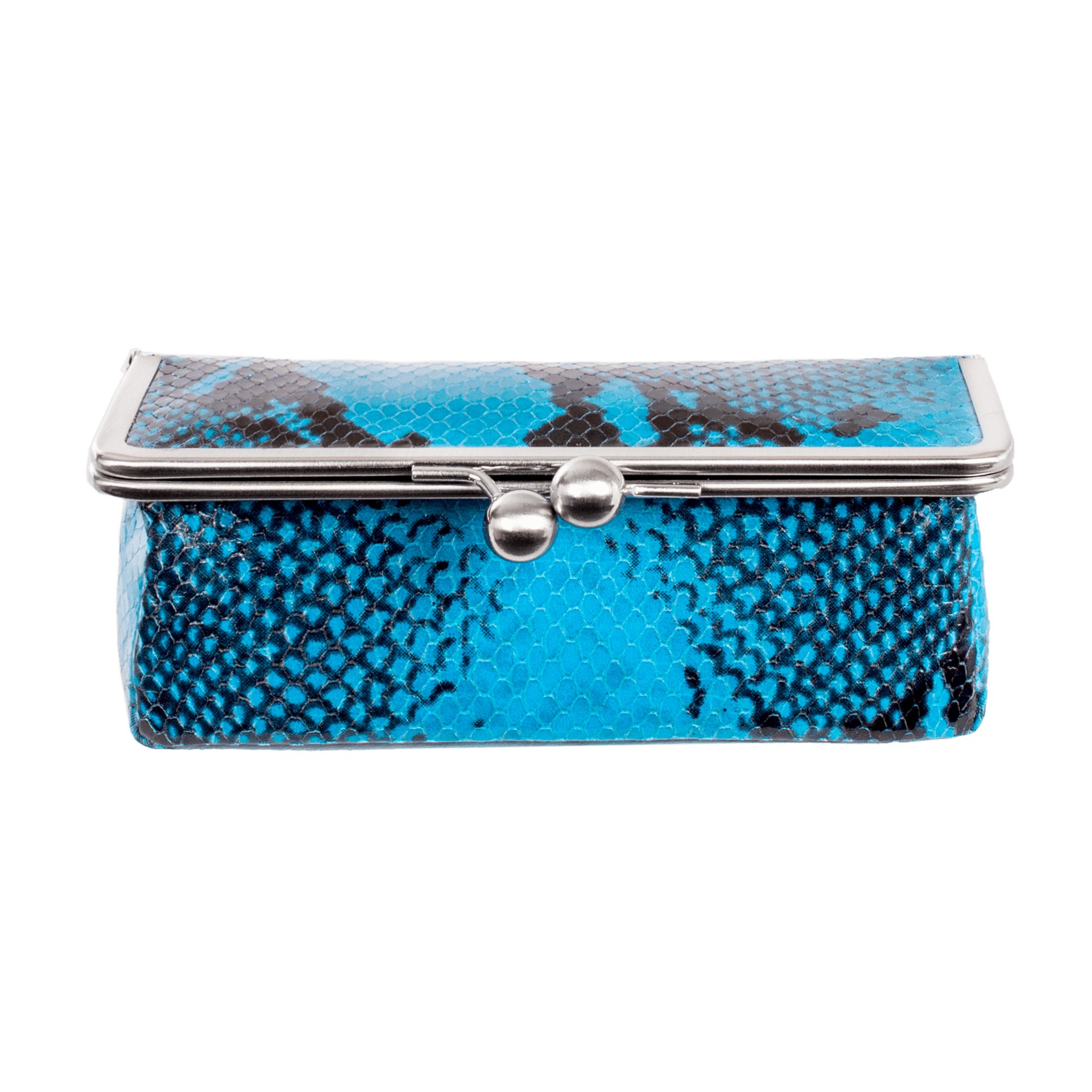 VOLKER LANG Bügelbörse IMAGE, BE1 -Stylische Bügelbörse in Snake‑Optik