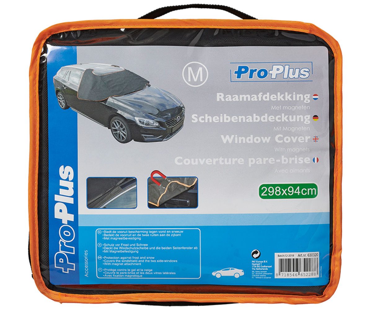 ProPlus Car Windscreen Cover 298x94cm with Magnets - Perfect Protection, With Magnets