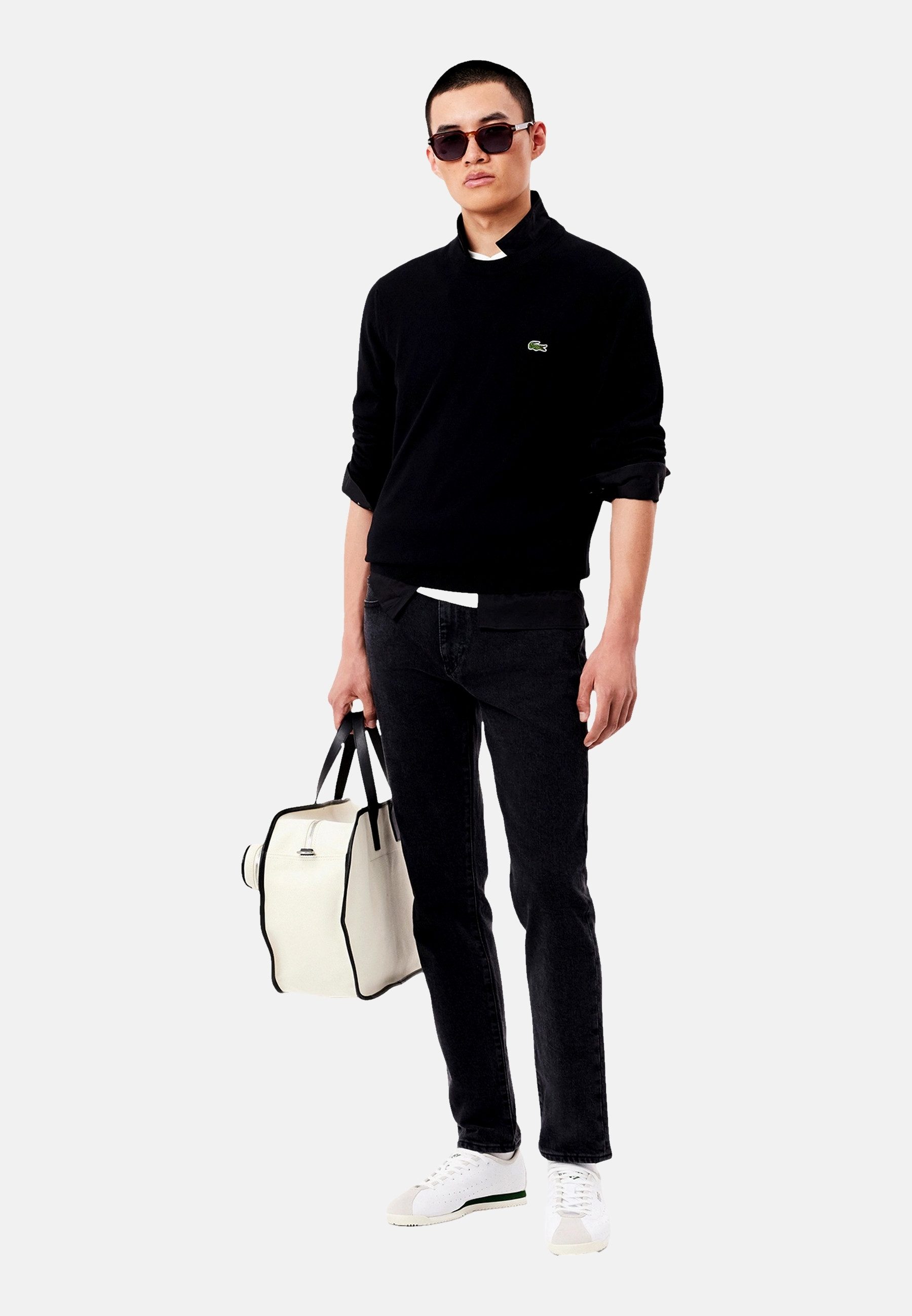 Lacoste Strickpullover Pullover Strickpullover R-Neck (1-tlg)