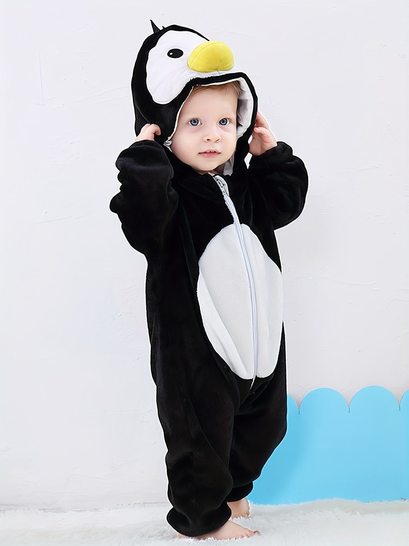 Pyjama DEBAIJIA Baby Flanell Winter 0-36M Jumpsuit Junge und Mädchen Pyjama