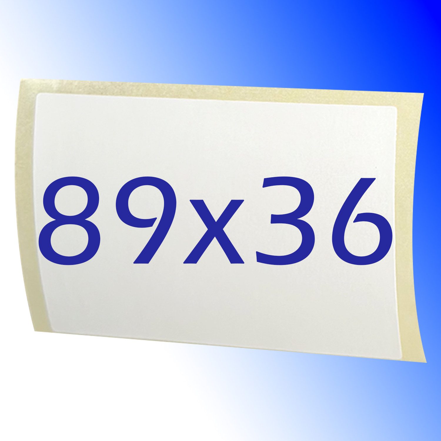 GoodMarkt Etiketten 89x36mm Selbstklebende Thermo Etiketten auf Rolle 1000 Labels, Adressetiketten Haushaltsetiketten Bedruckbar Aufkleber für Büro Küche – Bild 2 von 5
