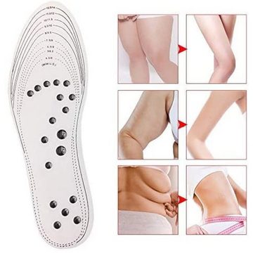 GelldG Einlegesohlen Massage magnetische Einlegesohle, Akupressur (2-tlg), Komforteinlegesohlen - Mehr Polsterung durch Memory Foam