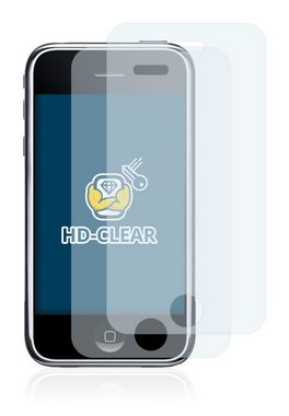 BROTECT Schutzfolie für Apple iPhone 3G, Displayschutzfolie, 2 Stück, Folie klar
