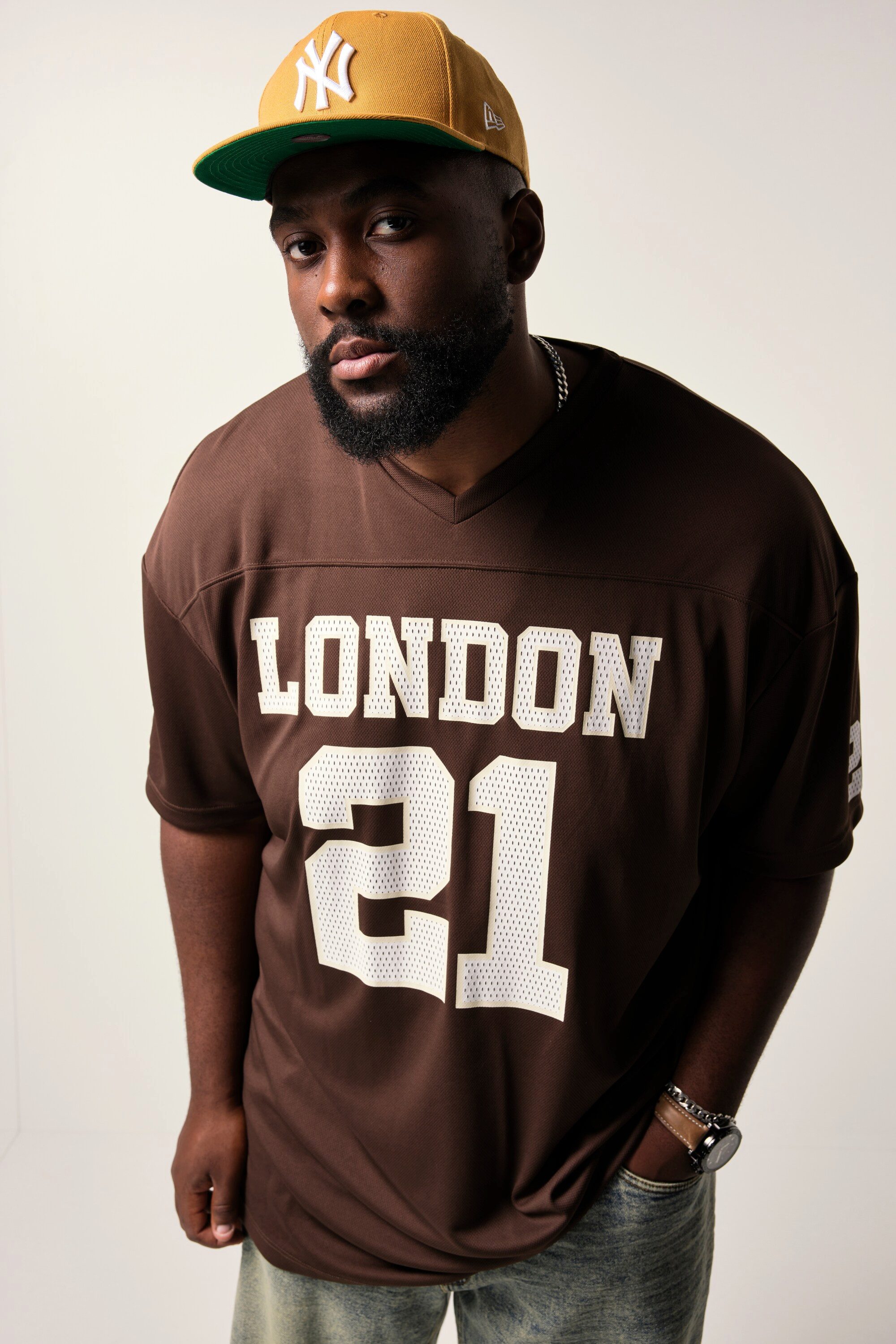 STHUGE T-Shirt STHUGE T-Shirt Halbarm oversized Mesh bis 8 XL günstig online kaufen