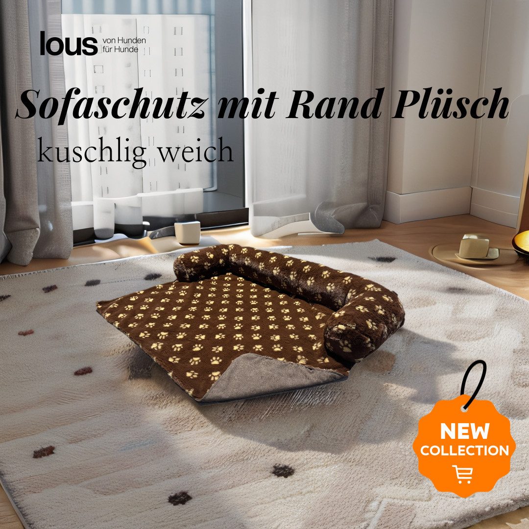 lous Hundematte Sofaschutz, Sofadecke mit Rand günstig online kaufen