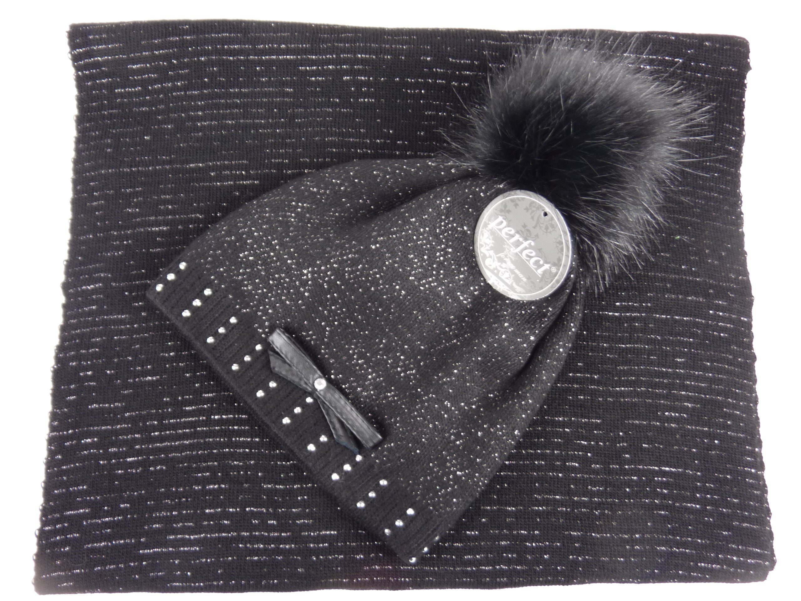 Taschen4life Bommelmütze Mütze & Schal Set "Laura" für Damen (Kombi, 2 teil günstig online kaufen