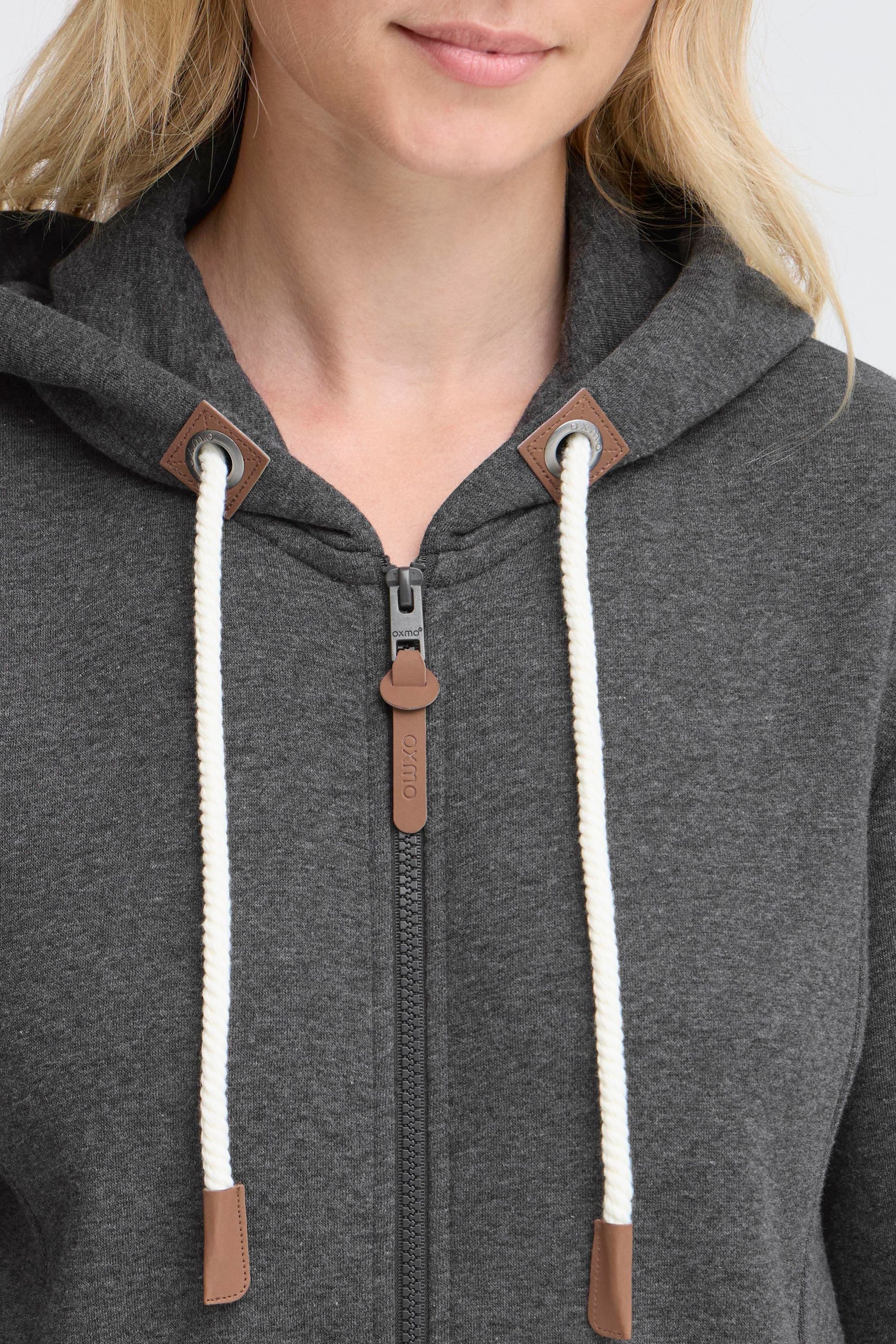 OXMO Sweatjacke OXMille Modische Sweatjacke mit Kapuze