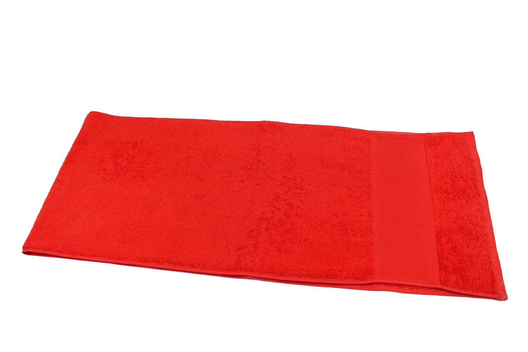 rot, Sensepura Frottee saugfähig Frottee (1-St), schnell Schweißtuch Sporttuch, Sporthandtuch und trocknend