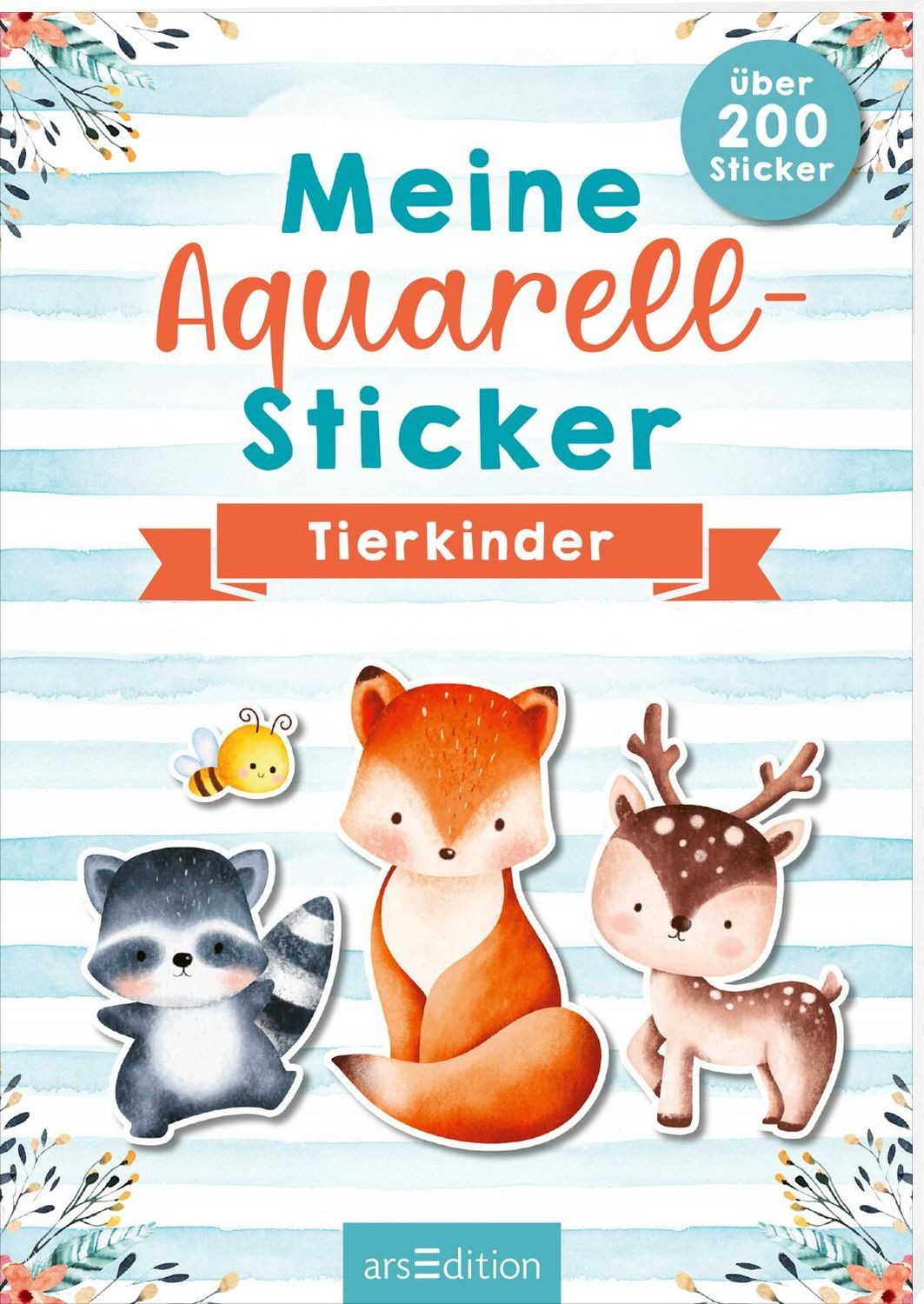 Meine Aquarell-Sticker – Tierkinder Über 200 Sticker / diverse, Über 200 Sticker