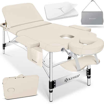 KESSER Massageliege, Mobile Massageliege klappbar & höhenverstellbar 3 Zonen Massagebett