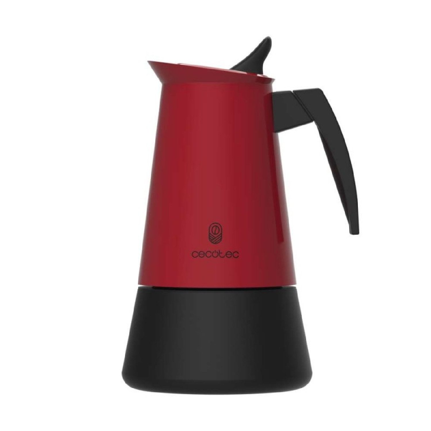 Cecotec Mokkamaschine, 0.2l Kaffeekanne, Piccolina 400 Red