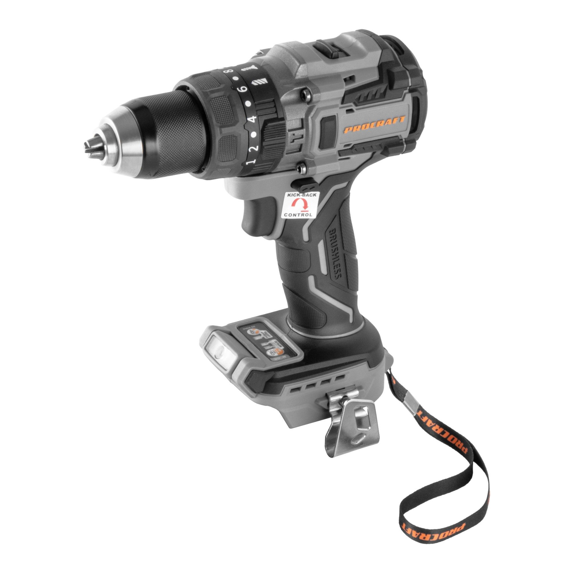 PROCRAFT industrial Akku-Schrauber CD20B-BB 20 V 150 Nm Brushless Solo - ohne Akku, ohne Ladegerät