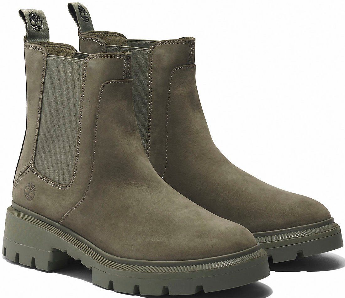 Timberland Cortina Valley dark Chelseaboots Chelsea green