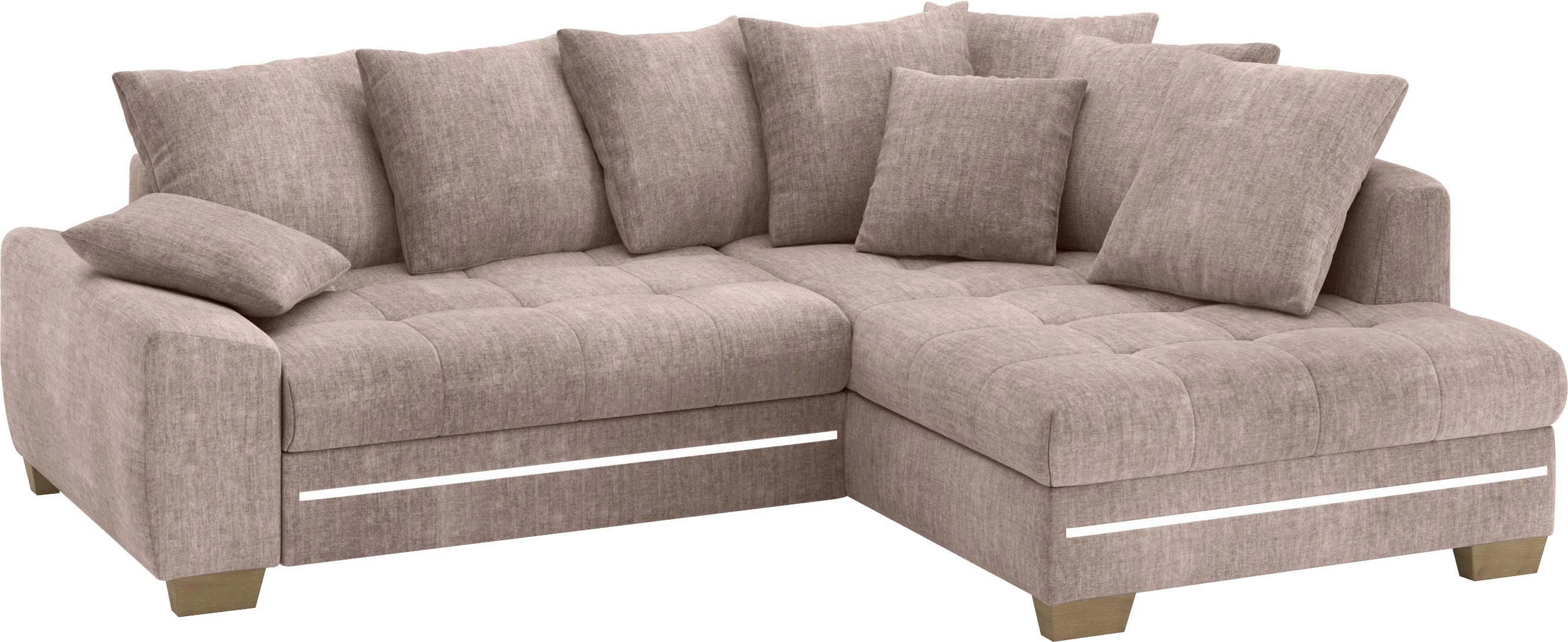 Mr. Couch Ecksofa "Nikita II, L-Form" mit RGB-LED Beleuchtung, wahlweise mi günstig online kaufen