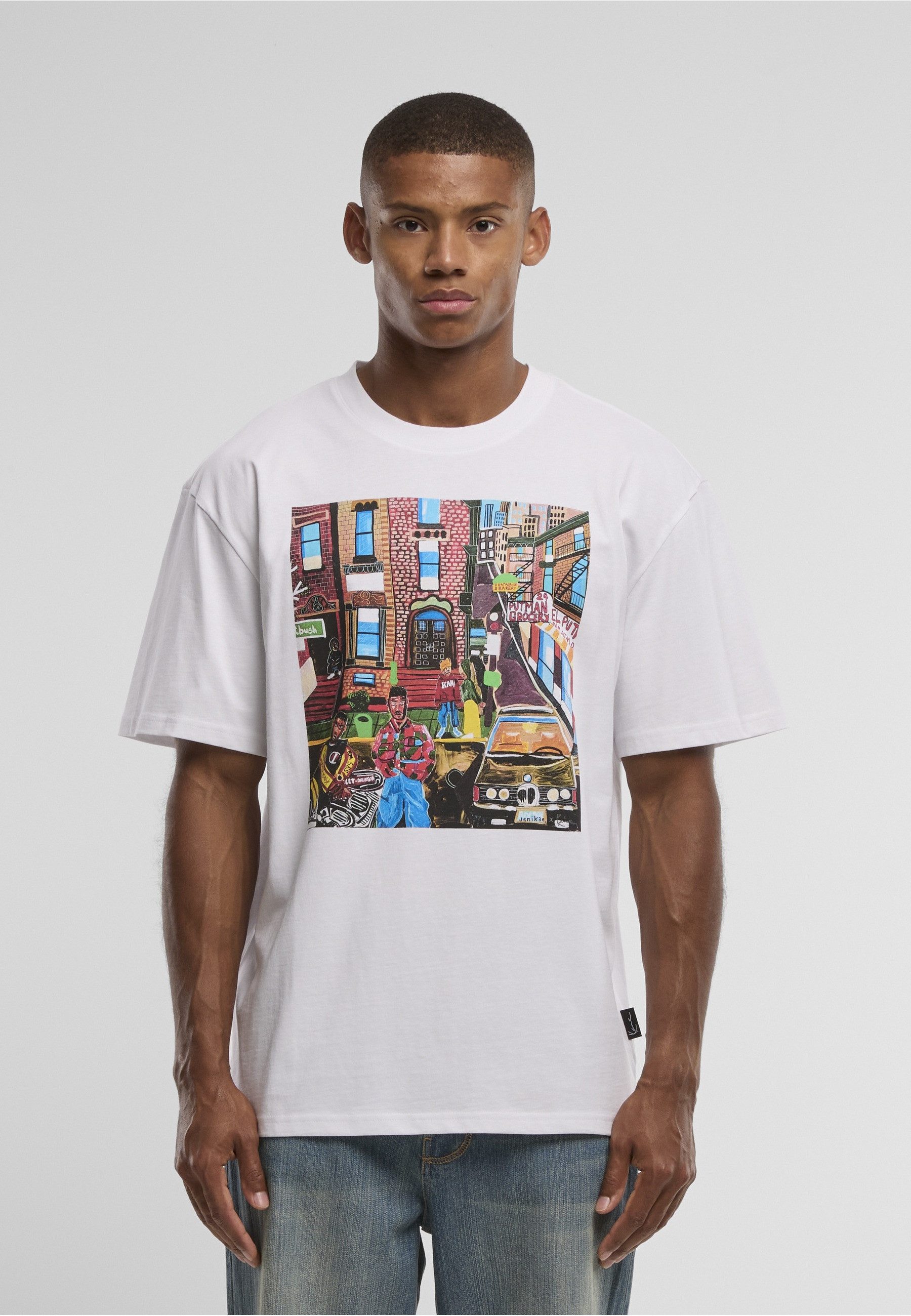 Karl Kani T-Shirt Karl Kani Woven Signature Collaboration Oversized T-Shirt (1-tlg) – Bild 5 von 5