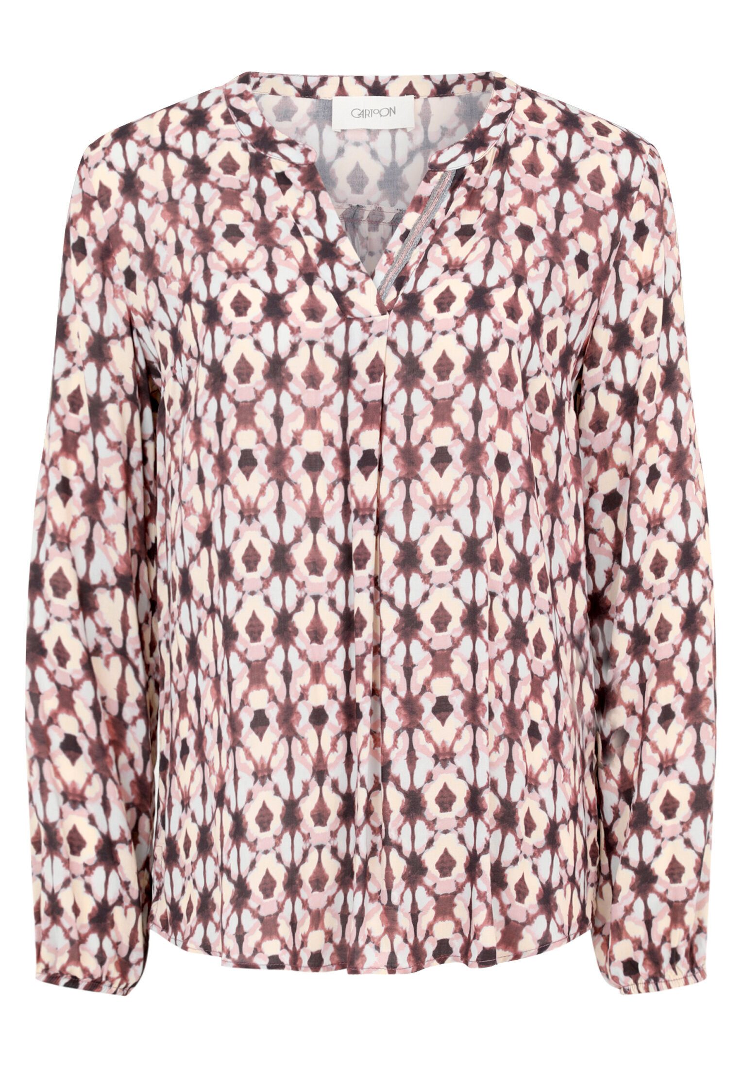 Cartoon Shirtbluse Damen mit Muster