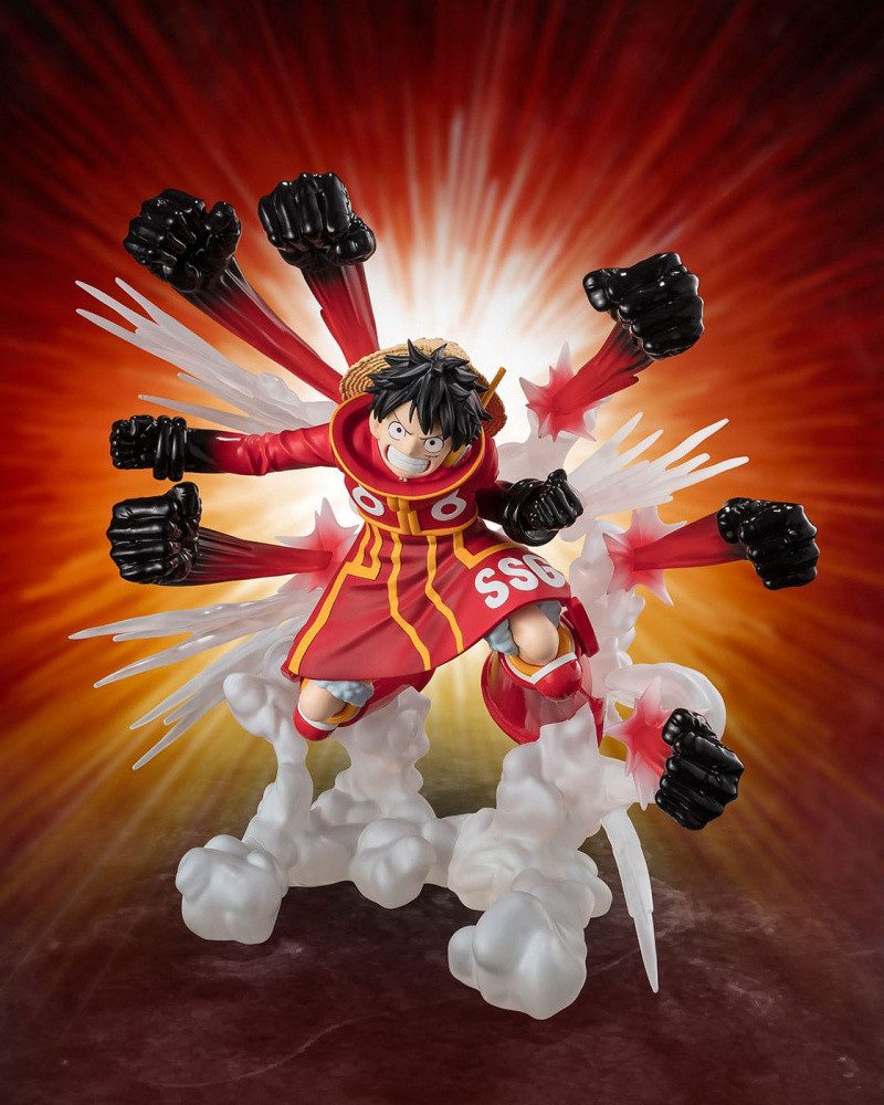 Bandai Tamashii Nations Merchandise-Figur One Piece Figuarts ZERO Extra Battle PVC Statue Monkey D. Luffy -Gum G