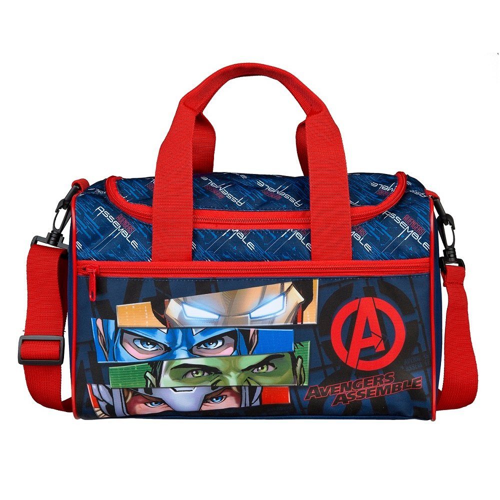 Scooli Sporttasche Avengers mit Reißverschluss, Tragegriffen und Schultergurt, 8 Liter, Tasche; Umhängetasche, Schwimmtasche